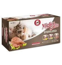 Miglior Gatto Sterilized Multi Pack Нежный паштет, 100 г х 6 шт