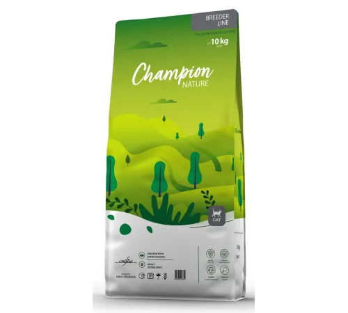 Craftia Champion Nature Premium Sterilized Cat (Курица с овощами), 10 кг