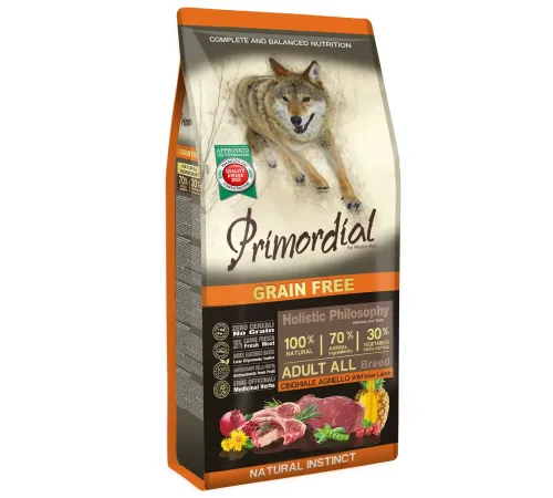 Primordial Dog Adult (Дикий кабан, ягненок), 2 кг