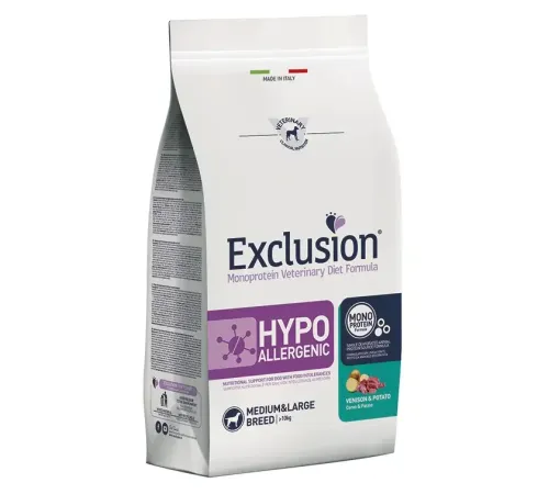 Exclusion Monoprotein VET Diet Hypoallergenic Medium & Large Breed (Оленина и картофель), 2 кг