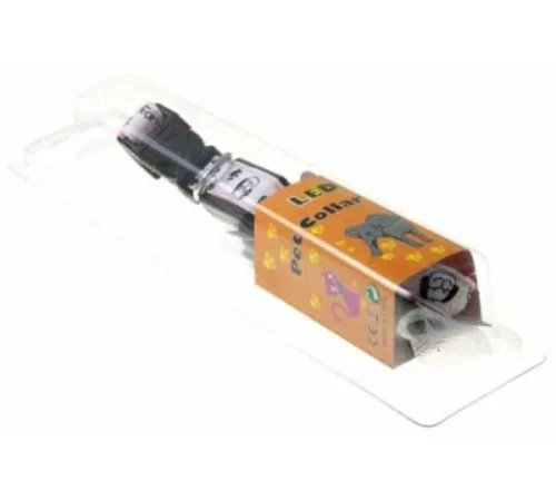 ZooOne Ошейник USB Собачки и лапки, S 15 мм/18-28 см