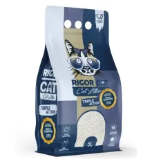 Rigor Cat Наполнитель бентонитовый Активированный уголь, 5 л