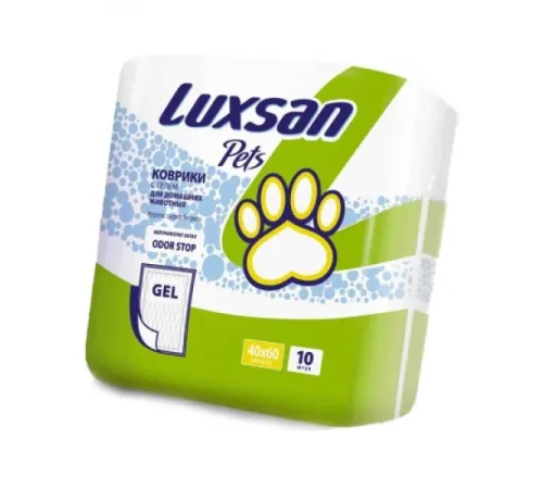 Luxsan Premium Gel Коврики (пеленки), 40х60 см, 10 шт/уп