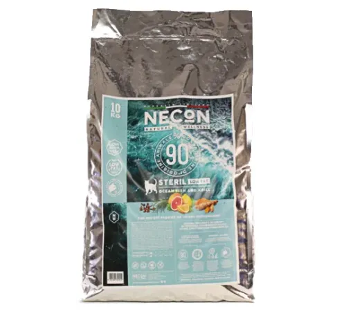 Necon Natural Wellness Low Fat Sterilized (Рыба, криль), 10 кг