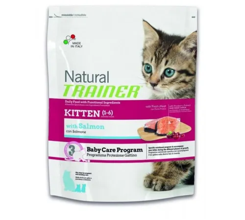 Trainer Natural Kitten (Лосось) 1,5 кг