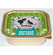 ZooRing Кусочки в желе Морской коктейль, 100 г х 16 шт