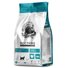 Doctrine Sterilized Cat (Индейка, лосось), 800 г