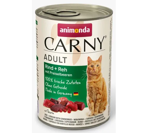 Carny Adult (говядина с олениной и брусникой) 200 г