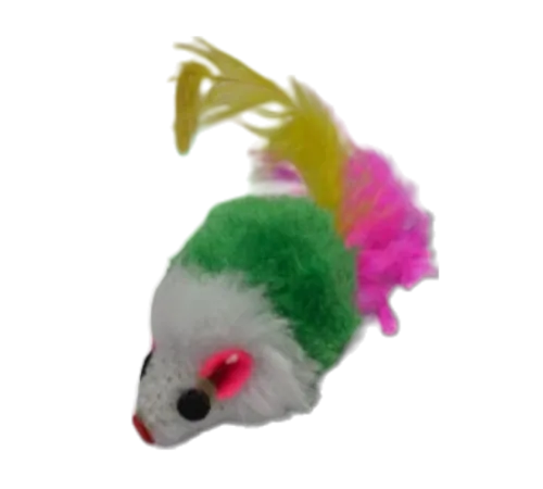 Ekia Игрушка для кошек Мышка, 5х2,5х10 см