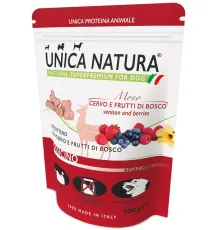 Unica Natura Mono Печенье с олениной и ягодами 300 г