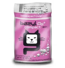 Наполнитель Bazyl Ag+ Компакт (без запаха), 10 л