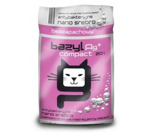 Наполнитель Bazyl Ag+ Компакт (без запаха), 10 л