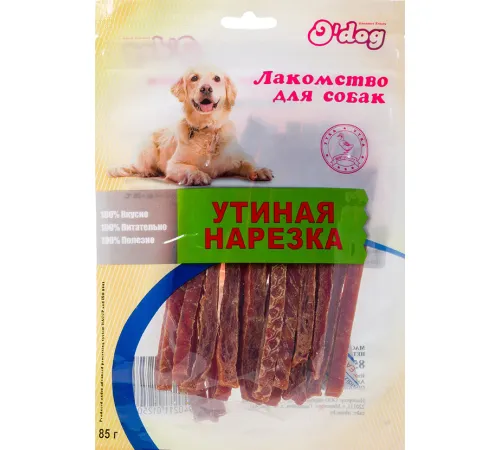 O'dog Лакомство Утиная нарезка, 85 г
