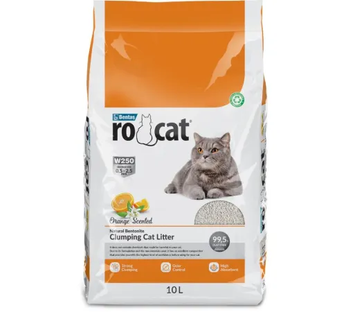 RO-CAT Наполнитель бентонитовый Orange, 5 л
