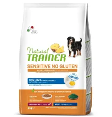 Trainer Natural Sensitive No Gluten Medium&Maxi Adult (Яйцо), 3 кг