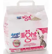 Наполнитель ультракомкующийся Sepi Cat Klump Light Ultra Fresh,12 л