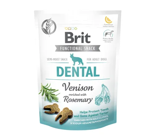 Лакомство Brit Care Dog Functional Snack Dental Venison, 150 г