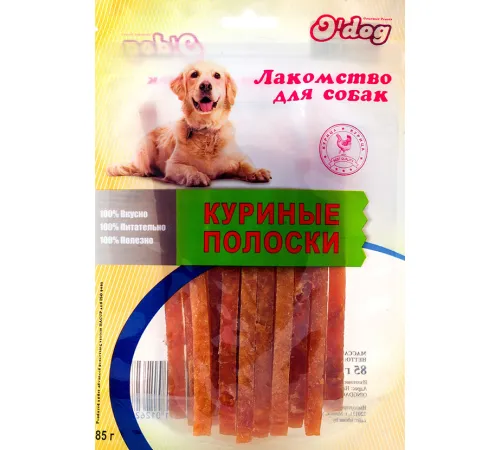 O'dog Лакомство Куриные полоски, 85 г