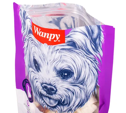 Wanpy Dog Кости из сыромятной кожи с утиным мясом, 100 г