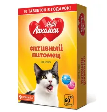 MultiЛакомки Активный питомец для кошек, 70 таб.