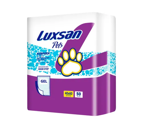 Luxsan Premium Gel Коврики (пеленки), 40х60 см, 50 шт/уп