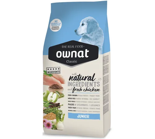 OWNAT Classic Junior Dog (Курица), 4 кг