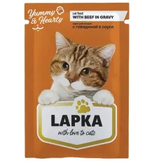 Lapka Консервы для кошек (Говядина), 85 г х 28 шт (уп)