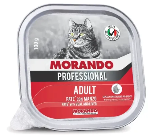 Morando Professional Сat Паштет с говядиной, 100 г
