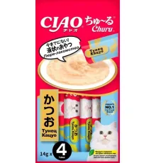 INABA CIAO Churu Тунец Кацуо, 4 х 14 г (упаковка)