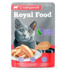 Royal Food Паштет с говядиной для кошек, 75 г