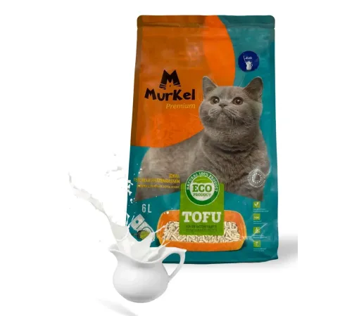Murkel Наполнитель TOFU (Молоко), 6 л/2,6 кг