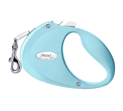 Рулетка Flexi Puppy, лента 2 м, светло-голубая, до 12 кг