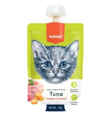 Wanpy Cat Мясное пюре из тунца, 90 г