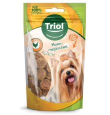 Triol Мини-медальоны из курицы для мини-собак, 50 г