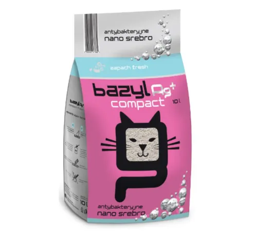 Наполнитель Bazyl Ag+ Компакт (фреш), 10 л