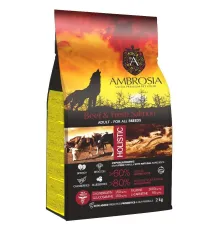 AMBROSIA Adult All Breeds (Говядина, лосось), 2 кг