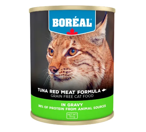 Boreal Cat Красное мясо тунца в соусе 355 г