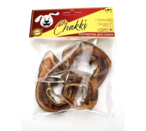 Чакки Ухо говяжье резаное, 50 г