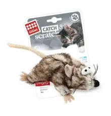 GIGwi CATCH & SCRATCH Игрушка для кошек Мышка, 8 см