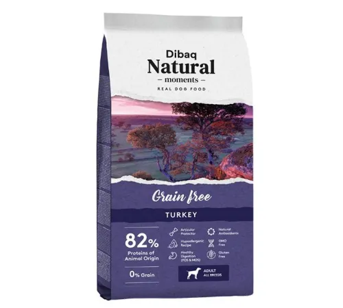 Dibaq Natural Moments Grain Free (Индейка), 12 кг