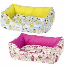 Ferplast Софа COCCOLO 60 (вариант 2), дома на розовом