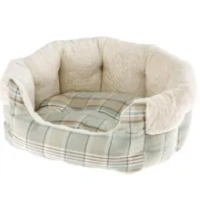 Ferplast Лежанка ETOILE, зеленая с мехом 2, 46х45х20 см