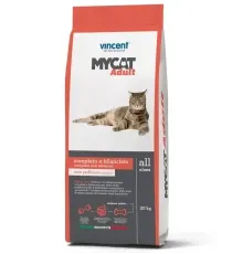 Vincent MyCAT Adult (Курица, говядина, рыба), 20 кг