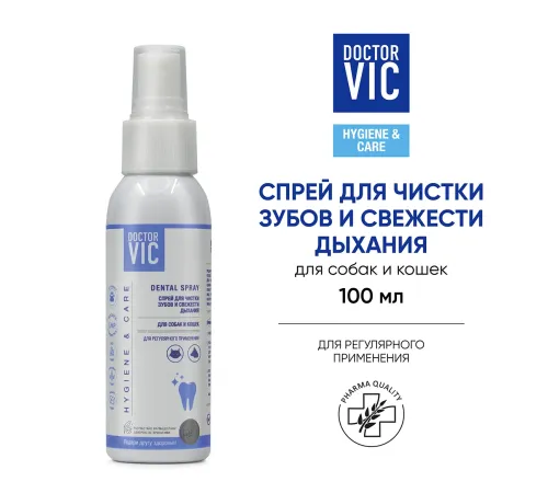 Спрей Doctor VIC для чистки зубов и свежести дыхания, 100 мл