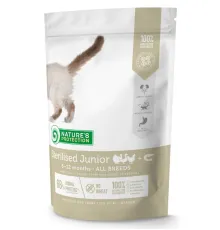 Nature's Protection Sterilised Junior (Птица, криль), 400 г