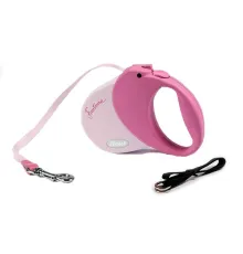 Рулетка Flexi Funtime М, лента 5 м (розовый)