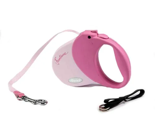 Рулетка Flexi Funtime М, лента 5 м (розовый)