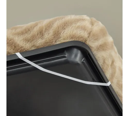 MidWest Лежанка Deluxe Wave Bed, песочный, 51х31,5х6,5 см