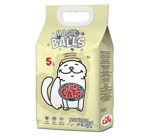 FOR CATS Наполнитель Magic Balls (натуральный), 5 л
