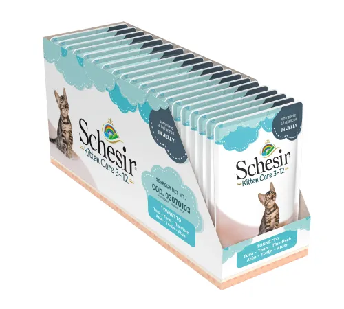 Schesir Kitten Care Tuna (Тунец в желе), 85 г